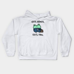 Bizness Frog Kids Hoodie